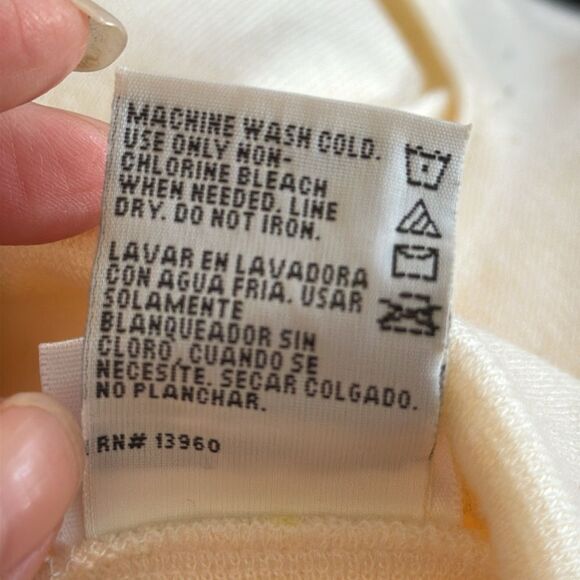 Vintage White Stag cream/ivory acrylic/spandex turtleneck dickie layer top - Picture 7 of 7